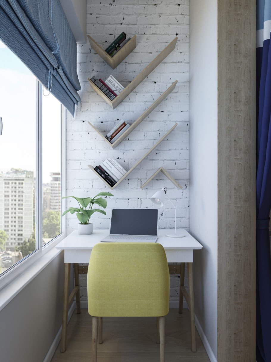 Кабинет на балконе икеа