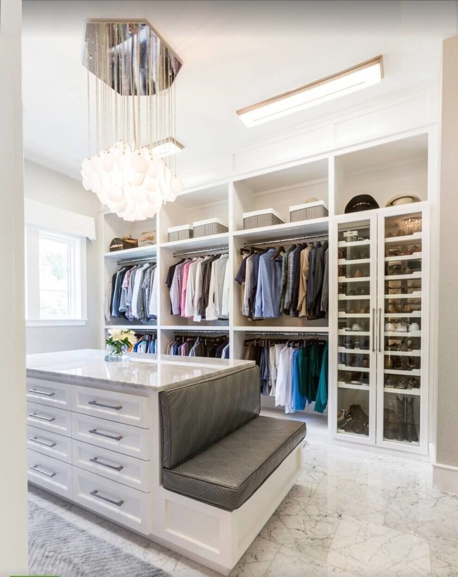 Интерьер гардеробной