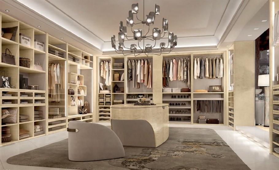 Шикарная гардеробная