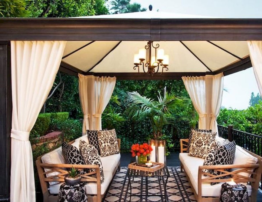 Занавески для беседки