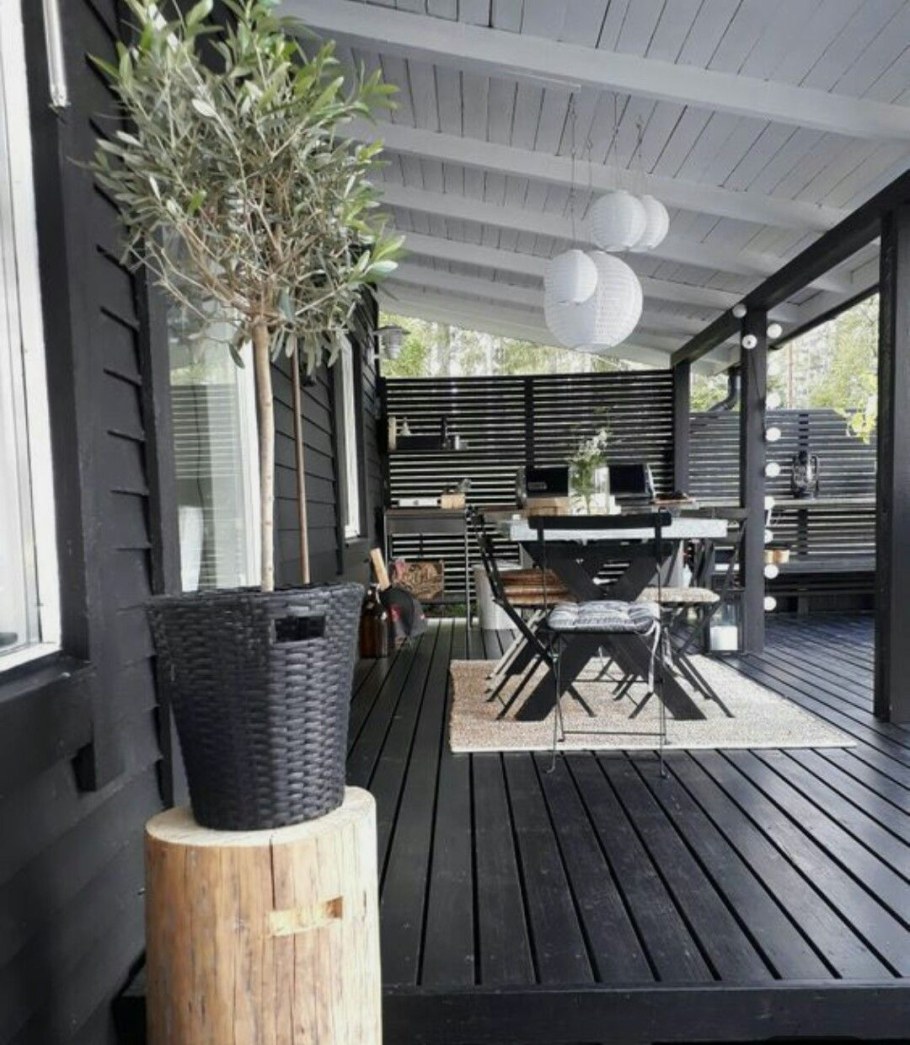 Веранда в скандинавском стиле