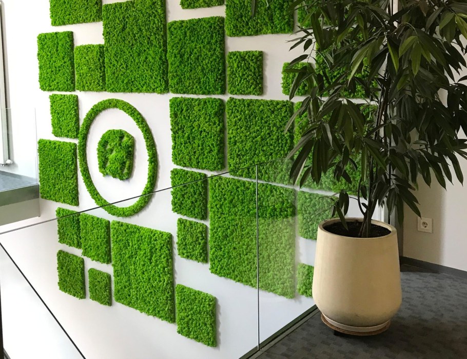 Декор из стабилизированного мха