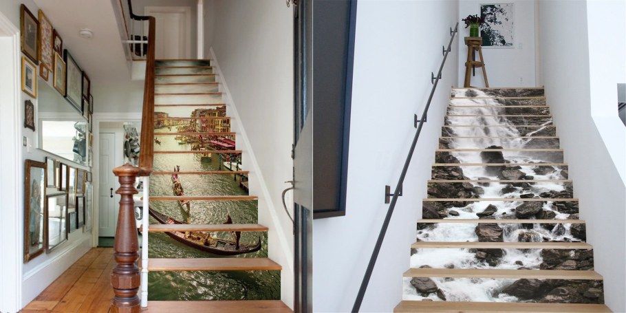 Декор лестничного пролета в частном доме