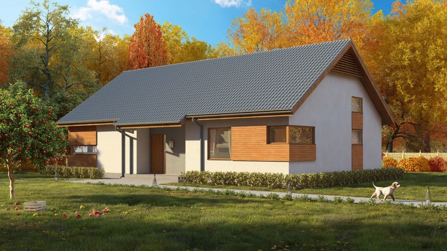 Z500 проекты одноэтажных с террасой