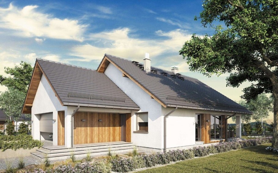 Проект бунгало одноэтажное s-143