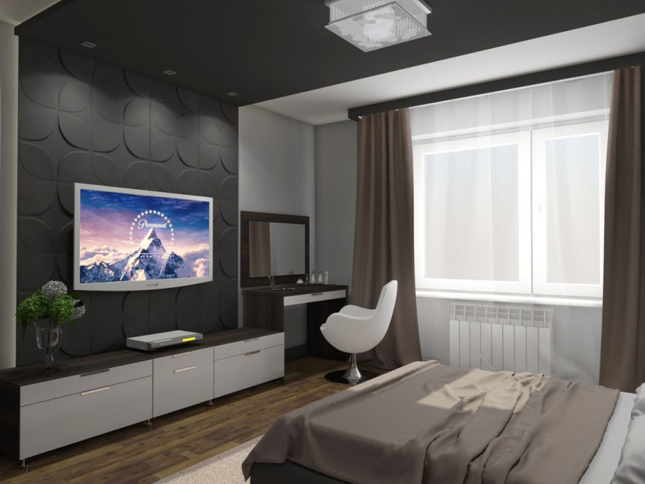 Интерьер комнаты 12 кв.м