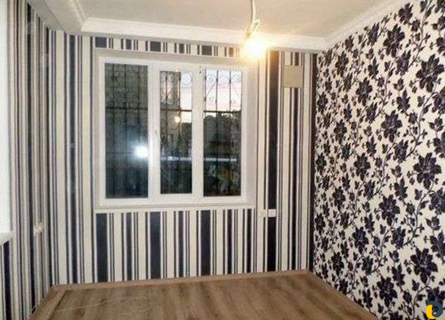 Дизайн поклейки обоев