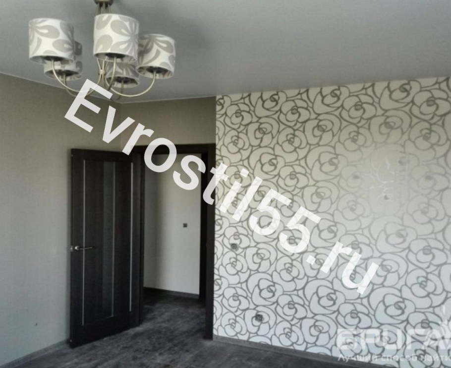 Варианты поклейки обоев двух