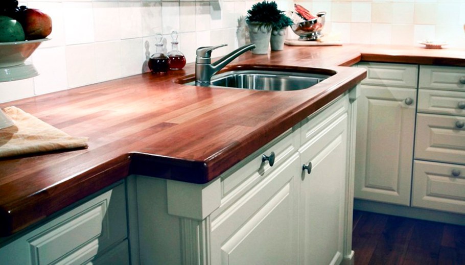 Кухонная столешница под дерево