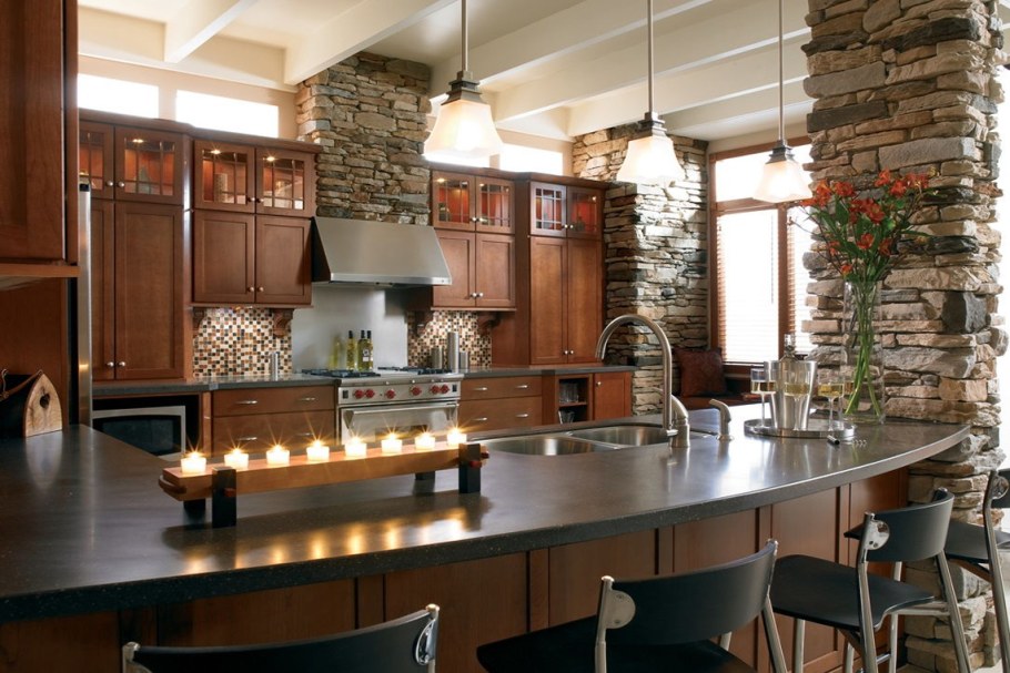 Декоративная отделка кухни