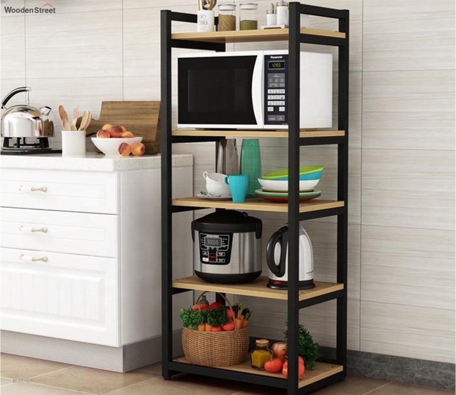 Этажерка под микроволновку на кухню напольная