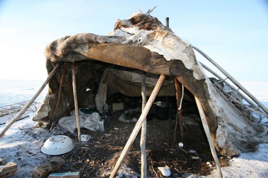 Чукчи жилище яранга