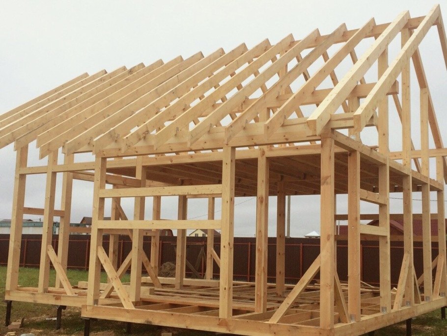 Каркас дачного домика