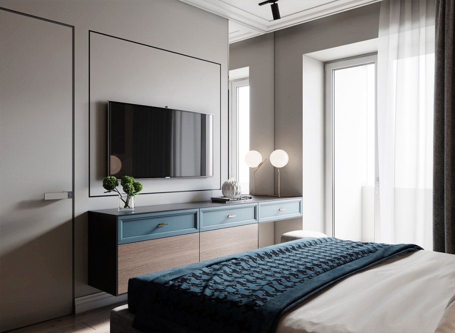 Современная спальня