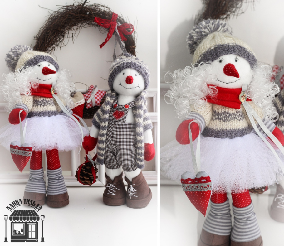 Новогодние интерьерные игрушки