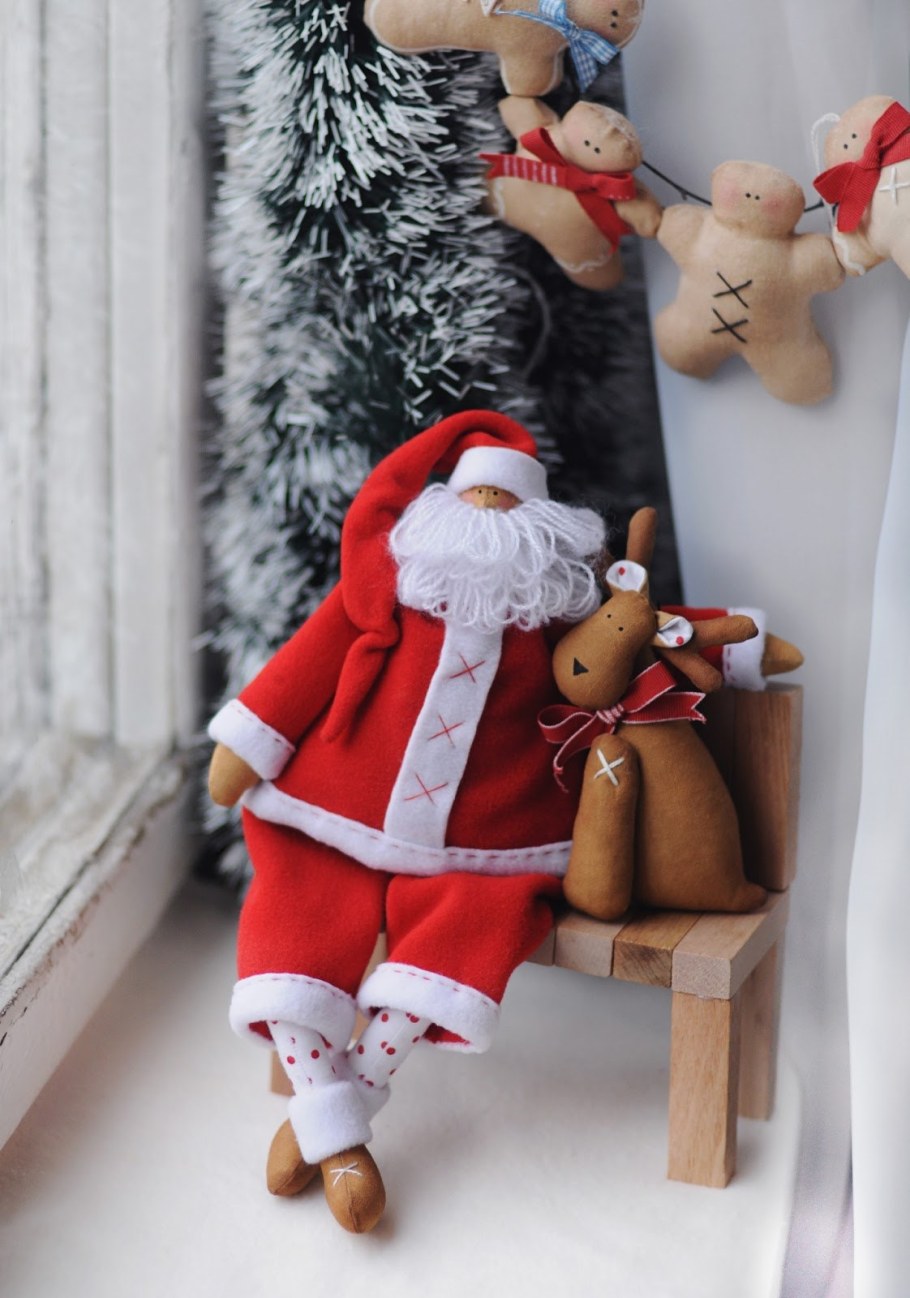 Рождественский Тильда Санта Клаус мастер-класс