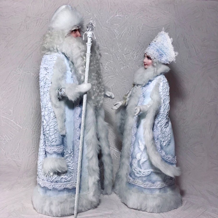 Интерьерная кукла дед Мороз