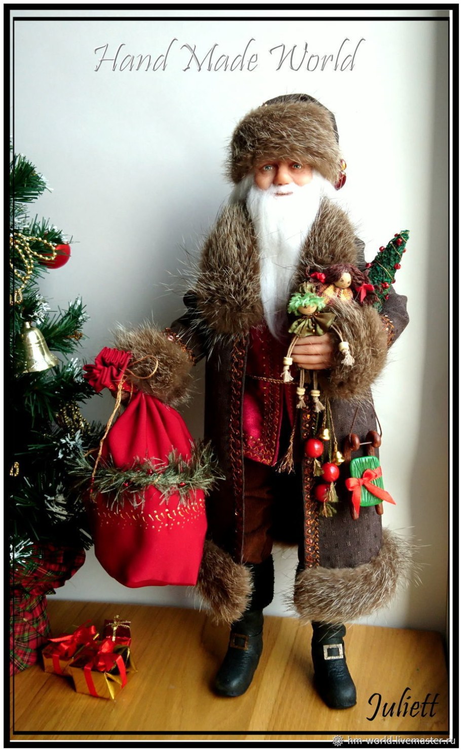 Дед Мороз авторская кукла