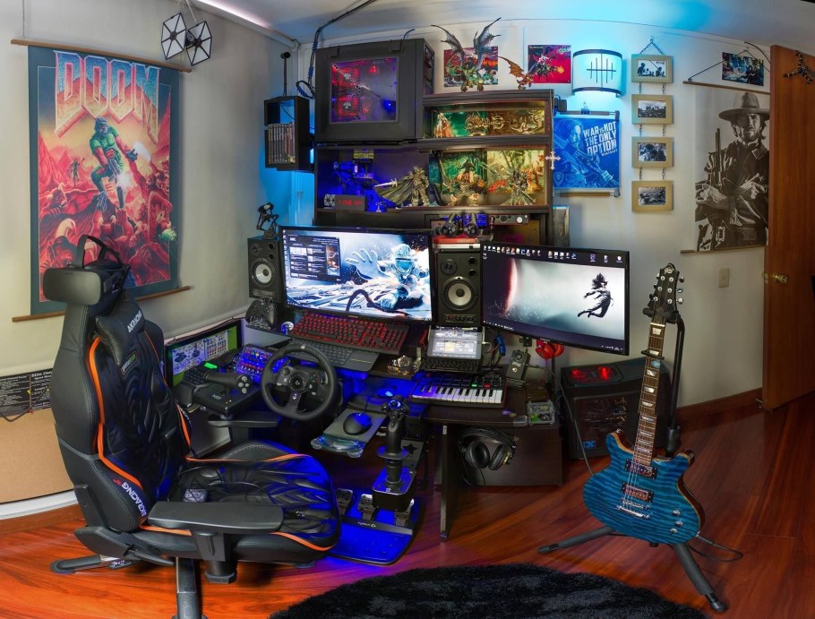 Игровая комната геймера