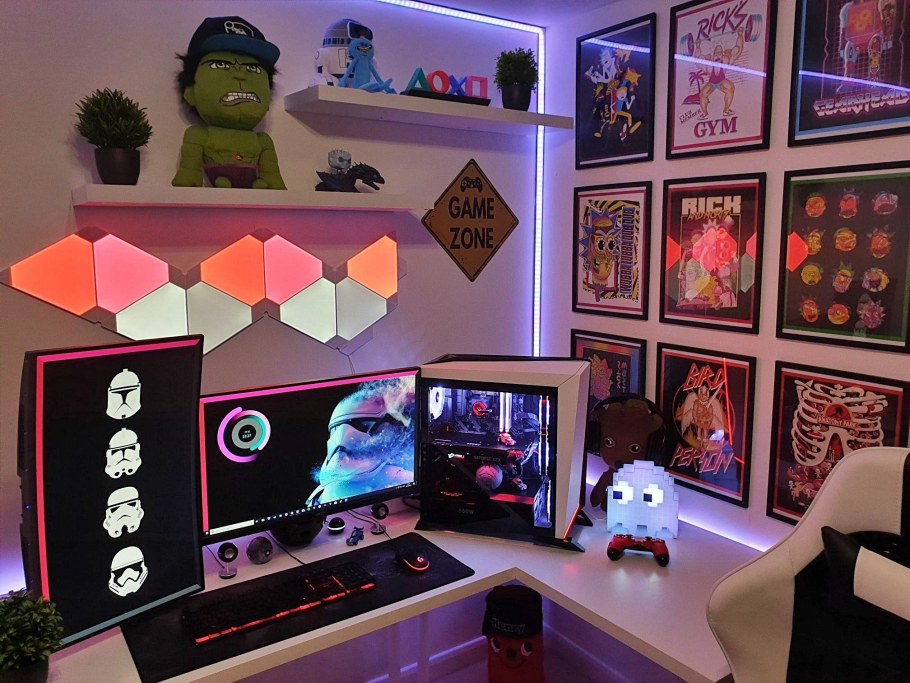 Украшения для геймерской комнаты