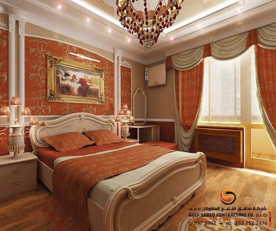 Стиль Ампир деко спальня