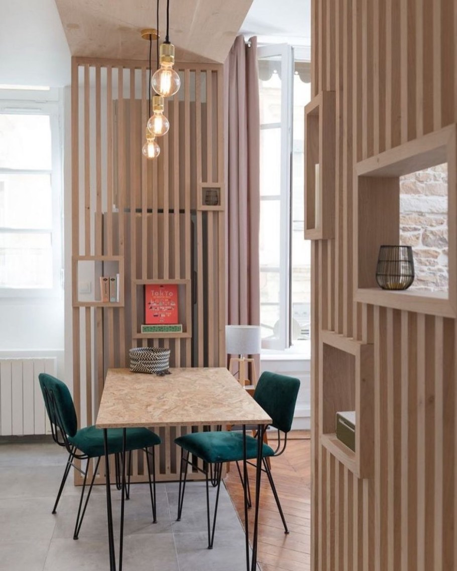 Декоративная перегородка на кухне