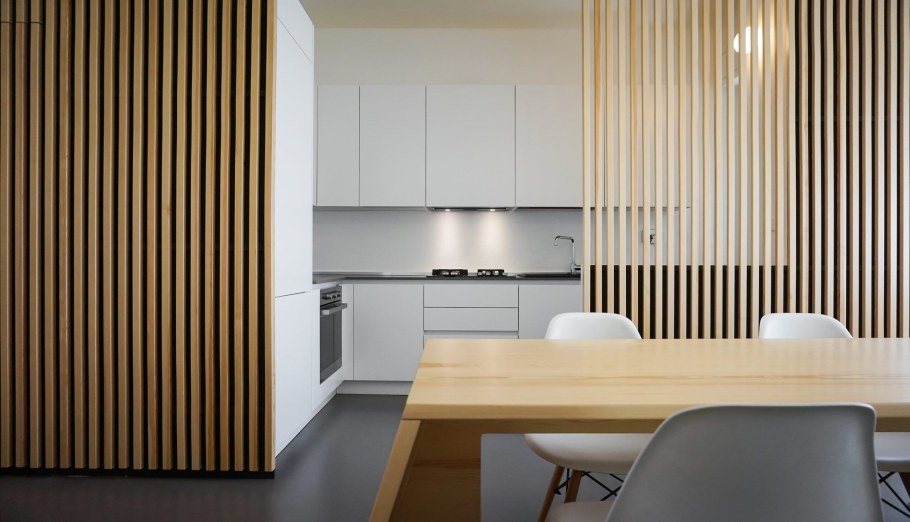 Реечная MDF перегородка