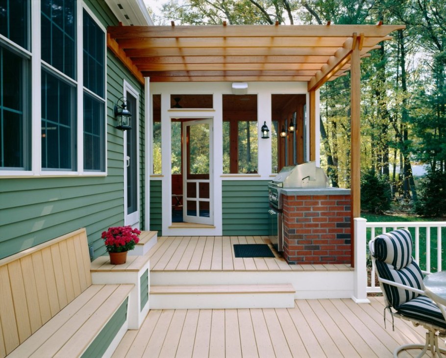 Патио пергола крыльцо