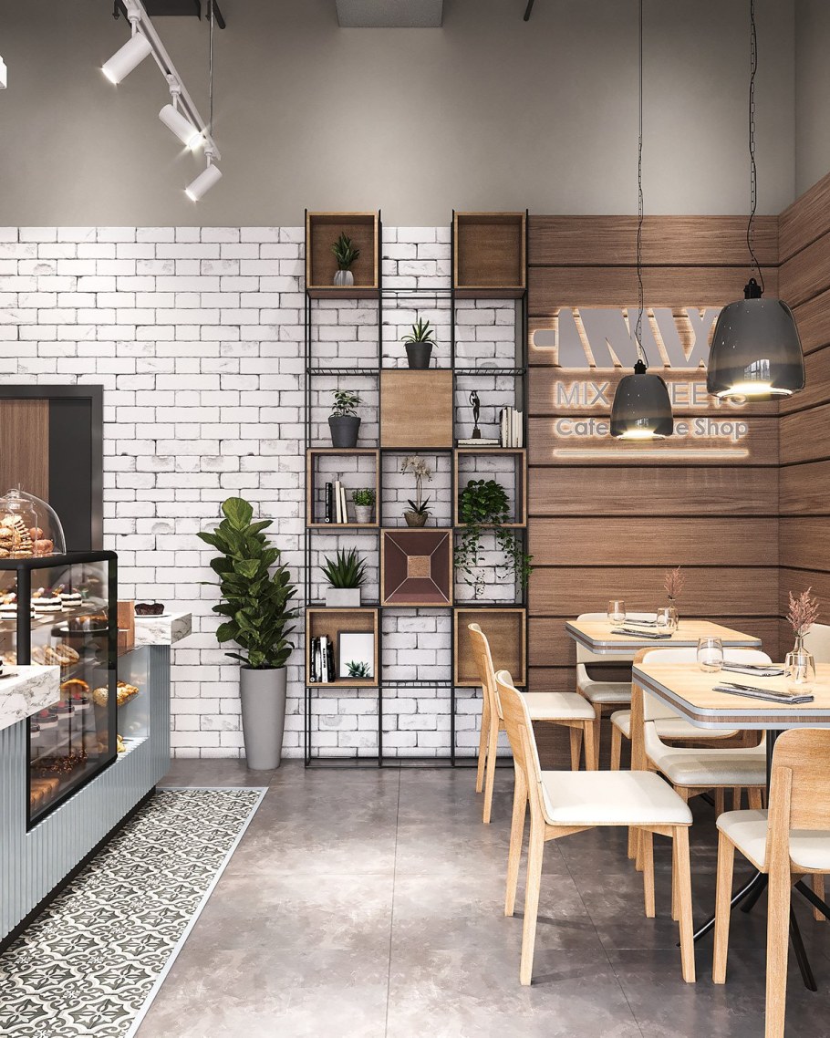 Интерьер кофейни бехайнс