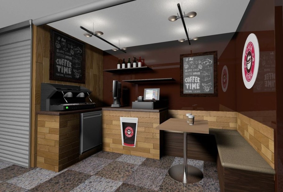 Барная стойка для кофейни