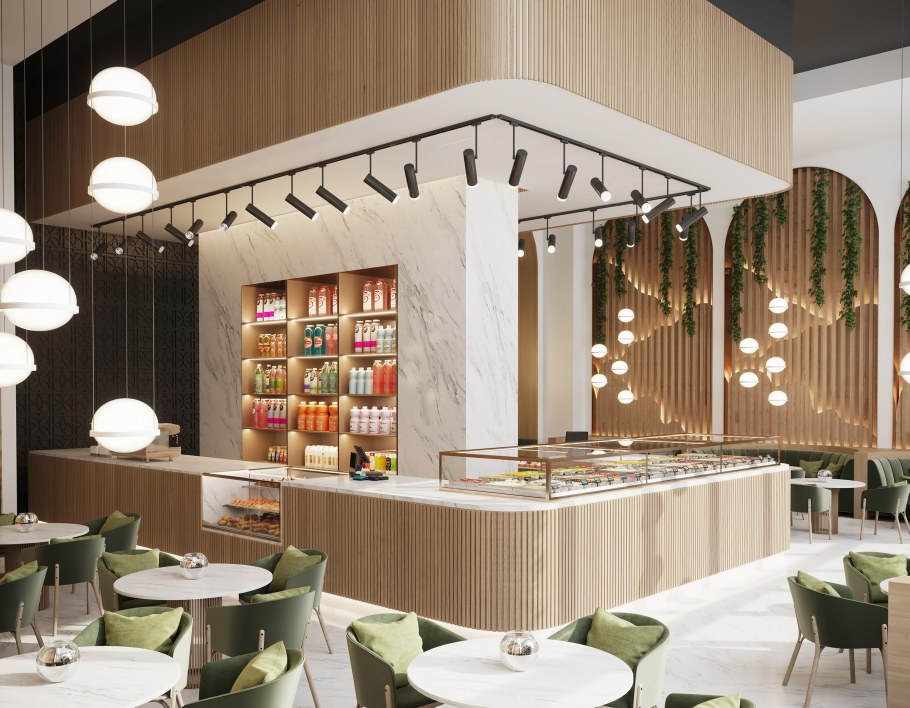 Интерьер ресторана «Моондзун»Япония