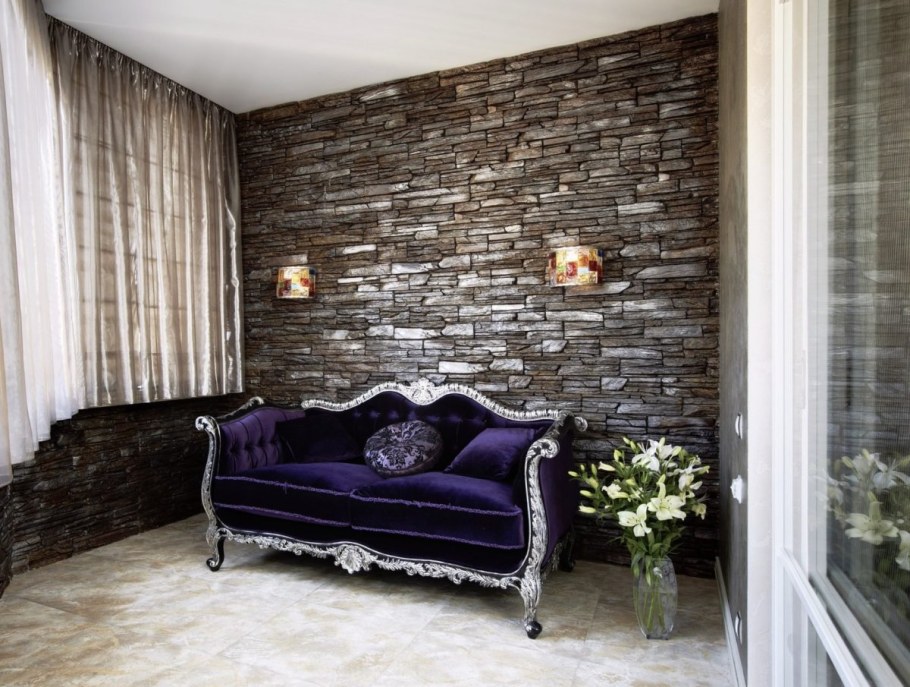 Искусственный кирпич в интерьере