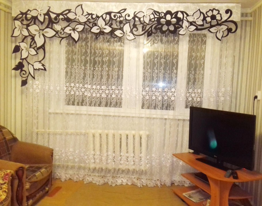 Занавески с ламбрекеном