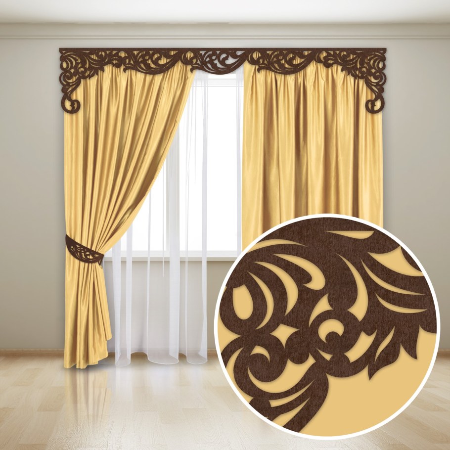 Ажурный ламбрекен