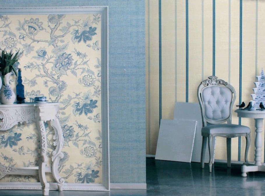 Разные обои в интерьере