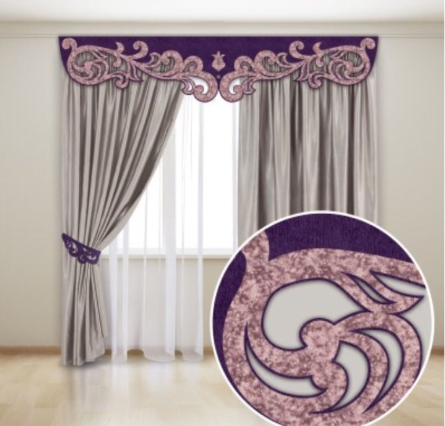 Ажурный ламбрекен