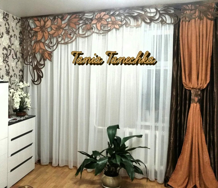 Студия декор эксперт ажурные ламбрекены