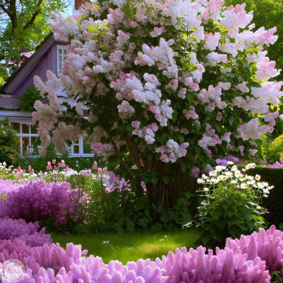 Живая изгородь из сирени