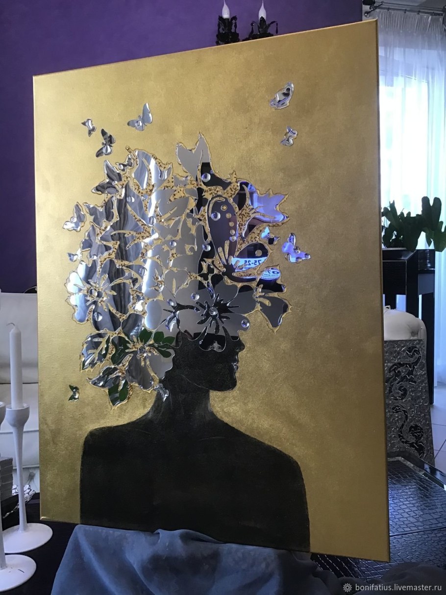 Панно из зеркал