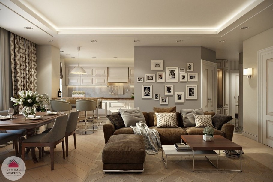 Американский стиль в интерьере