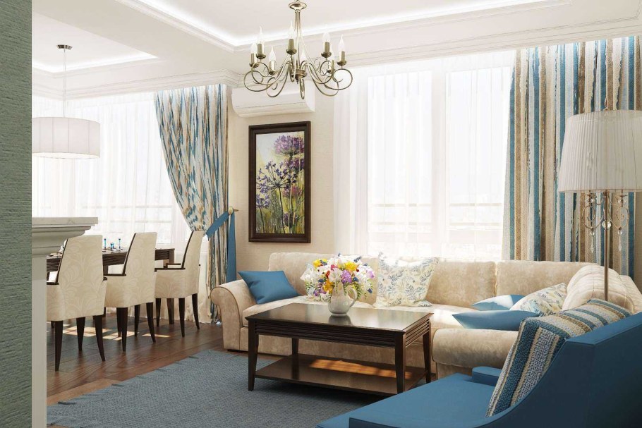 Гостиная американская классика