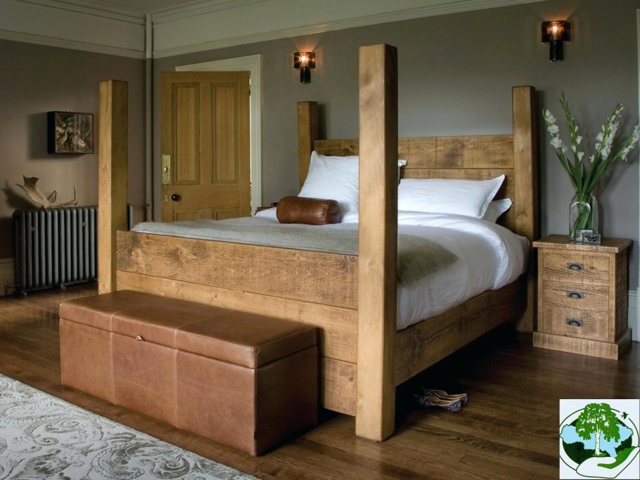 Кровати Кинг сайз из массива