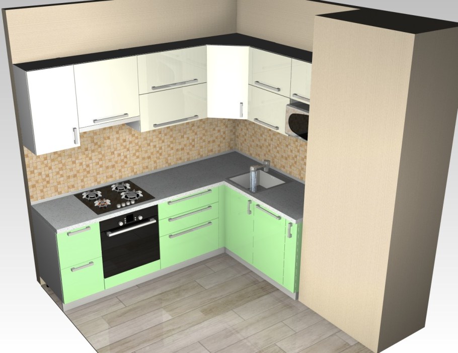 Угловая кухня Леруа Мерлен