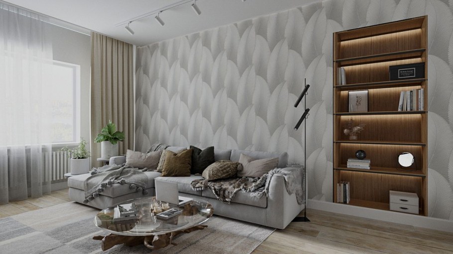 Обои Victoria Stenova Dubai 281057 в интерьере