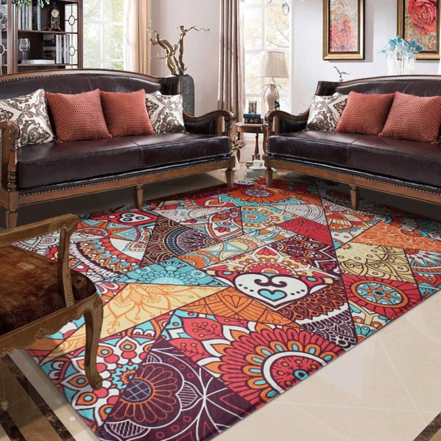 Этнические ковры в интерьере
