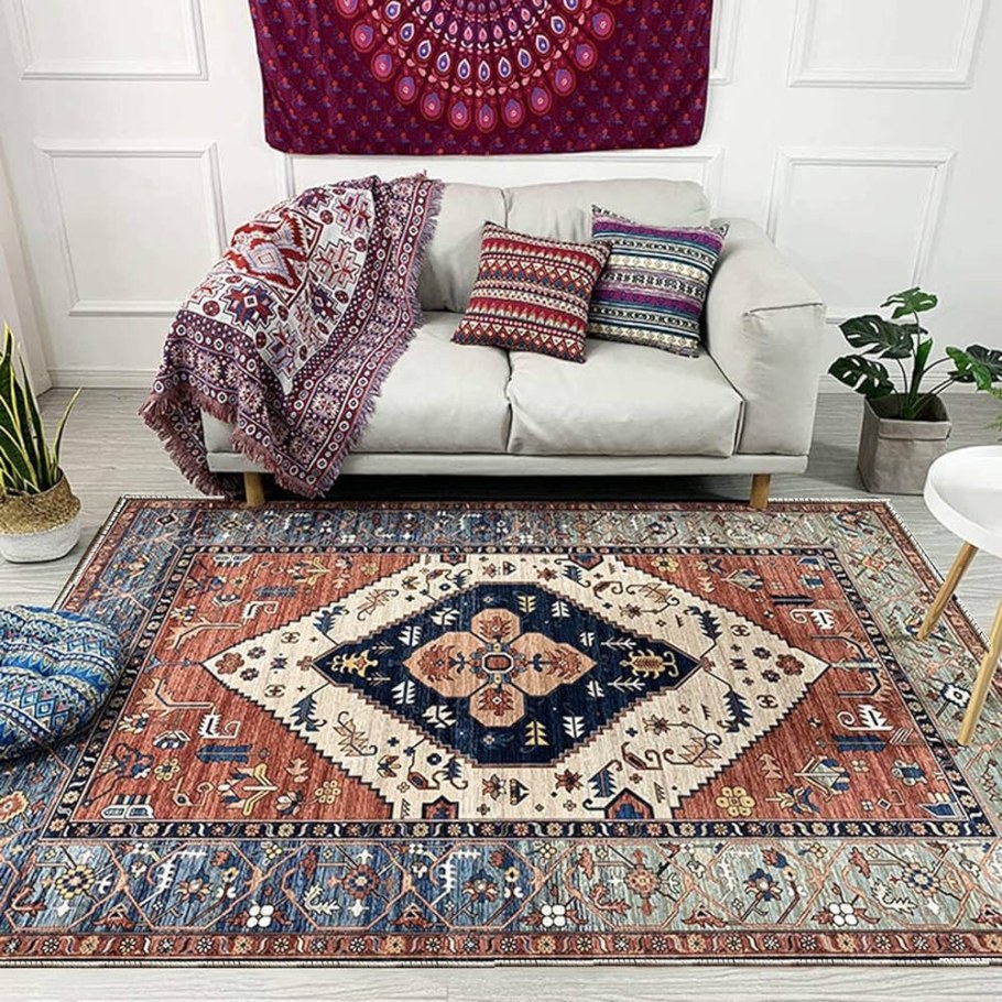 Этнические ковры в интерьере