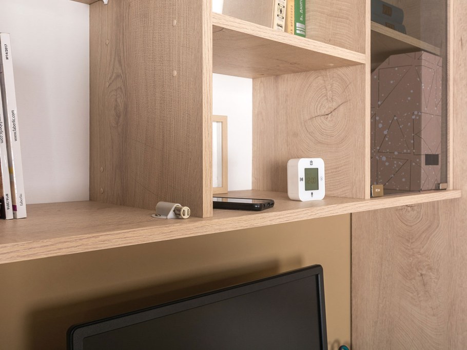 Стол компьютерный Бостон 12.69 цвет дуб Эндгрейн элегантный