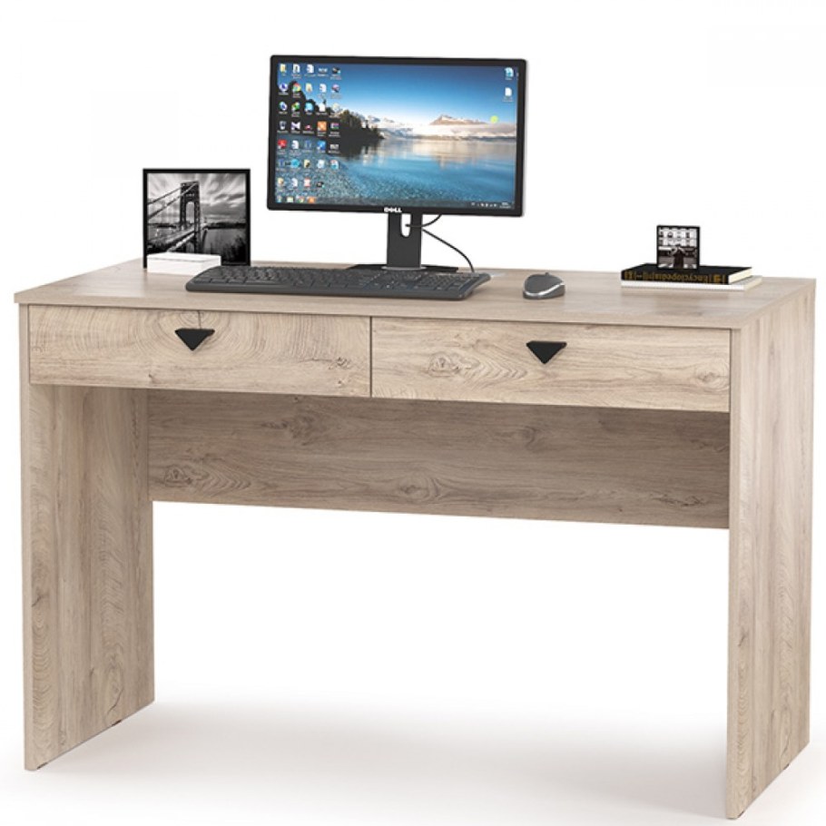 Стол компьютерный Бостон 12.69 цвет дуб Эндгрейн элегантный