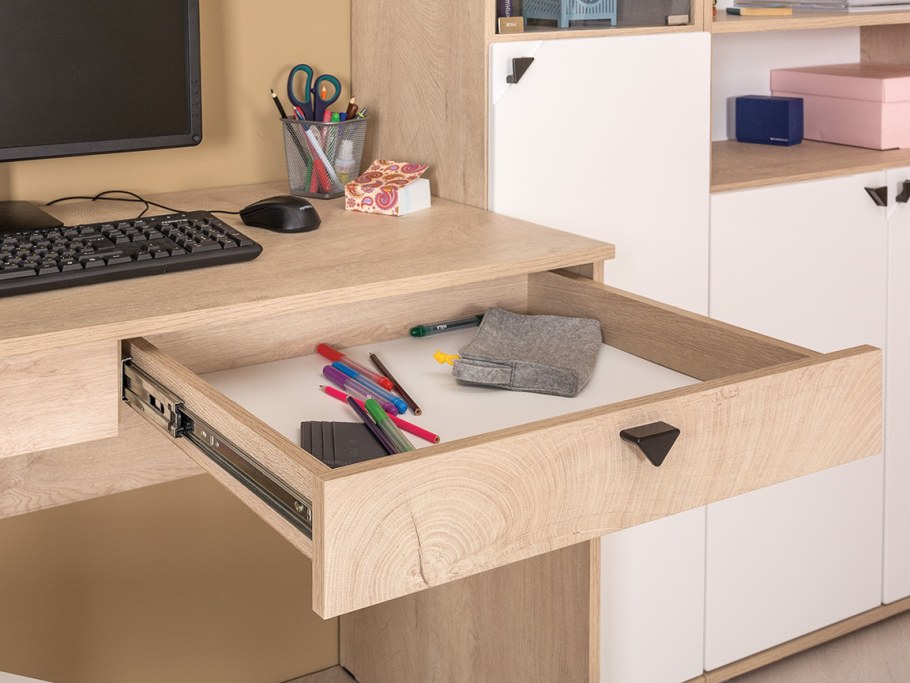 Бостон стол компьютерный 12.69 (дуб Эндгрейн элег)