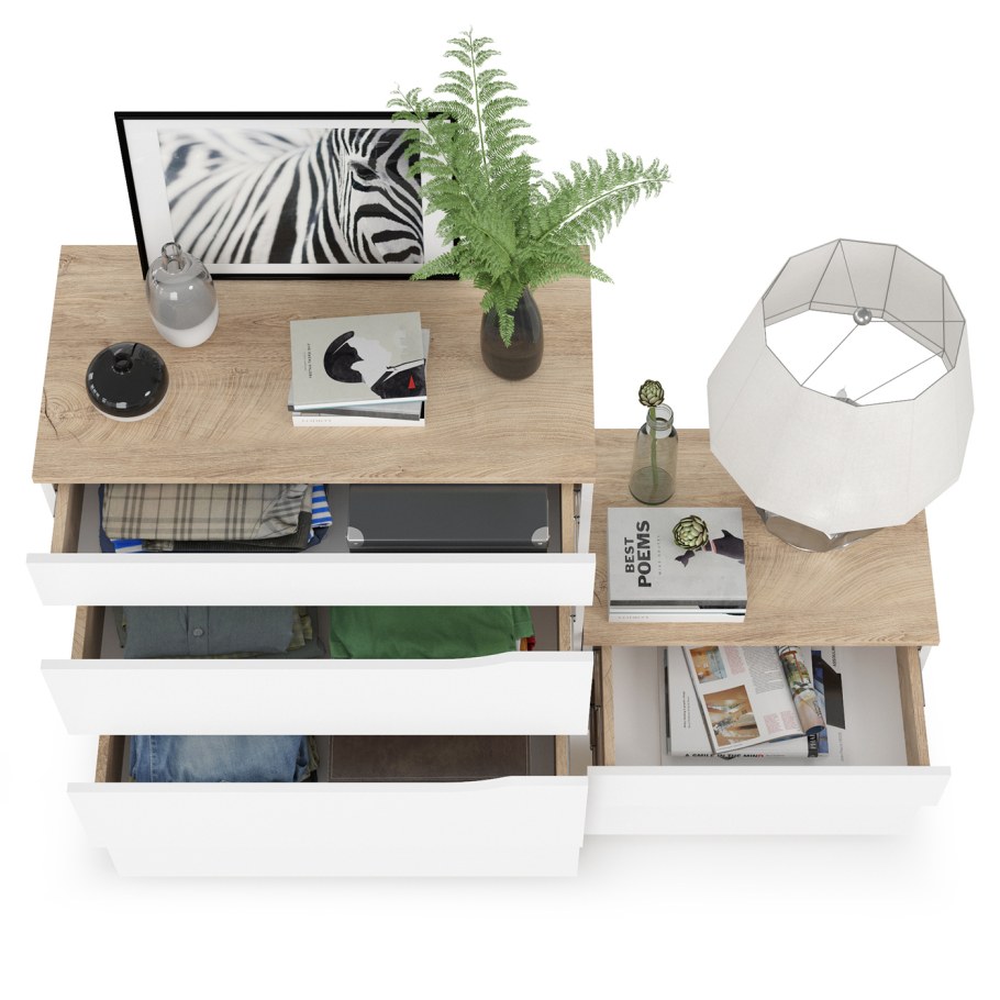 Комод дуб Эндгрейн элегантный